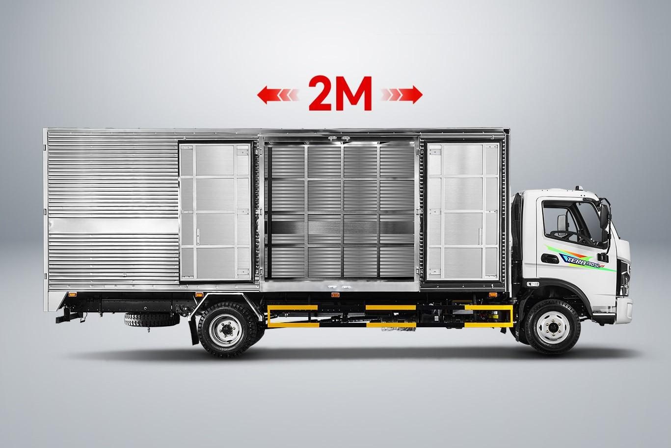 Cửa hông mở rộng 2m